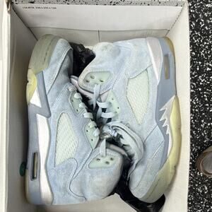 Jordan Air Jordan 5 Retro Blue Bird DD9336-400 Womens Sneakers Blue